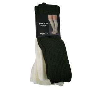 Torrid Over Knee Socks 10-13